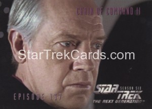 Star Trek The Next Generation Season Six Trading Card 569