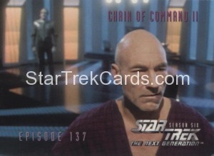 Star Trek The Next Generation Season Six Trading Card 570