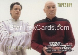 Star Trek The Next Generation Season Six Trading Card 580