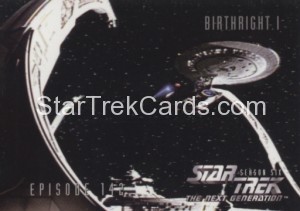 Star Trek The Next Generation Season Six Trading Card 583