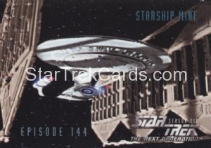 Star Trek The Next Generation Season Six Trading Card 589