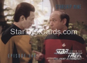 Star Trek The Next Generation Season Six Trading Card 590