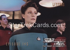 Star Trek The Next Generation Season Six Trading Card 593