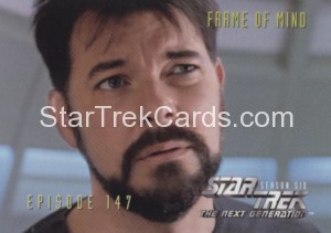 Star Trek The Next Generation Season Six Trading Card 598