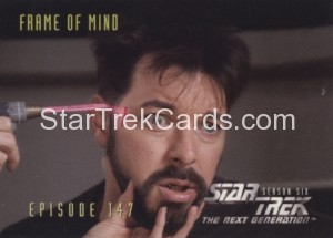 Star Trek The Next Generation Season Six Trading Card 600