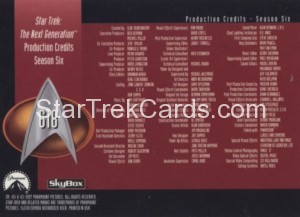 Star Trek The Next Generation Season Six Trading Card 618