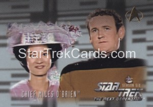 Star Trek The Next Generation Season Six Trading Card 619