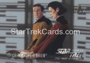 Star Trek The Next Generation Season Six Trading Card 622