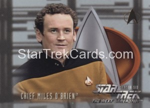 Star Trek The Next Generation Season Six Trading Card 623