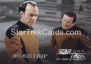 Star Trek The Next Generation Season Six Trading Card 625