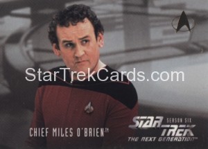 Star Trek The Next Generation Season Six Trading Card 627