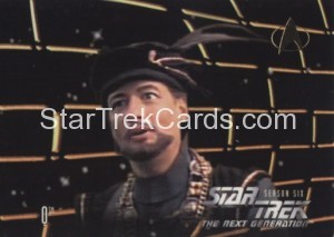 Star Trek The Next Generation Season Six Trading Card 633