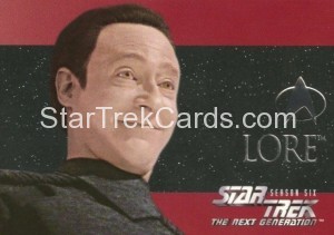 Star Trek The Next Generation Season Six Trading Card S36