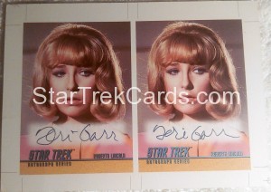 Star Trek The Original Series Season Two Trading Card A58 Uncut Sheet Front