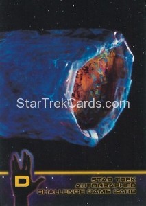 Star Trek The Original Series Season Two Trading Card Autograph Challenge D