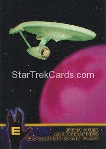 Star Trek The Original Series Season Two Trading Card Autograph Challenge E