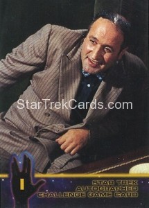 Star Trek The Original Series Season Two Trading Card Autograph Challenge I