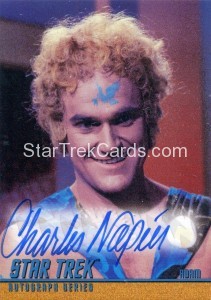 Star Trek The Original Series Season Three Trading Card A81 Blue Ink