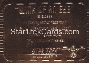 Star Trek The Original Series Season Three Trading Card G68