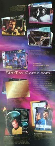 Star Trek The Original Series Season Three Trading Card Sell Sheet Middle