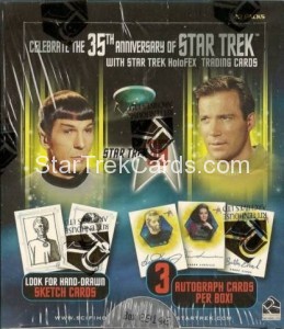 Star Trek The Original Series 35th Anniversary HoloFEX Trading Card Box
