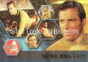Star Trek The Original Series 35th Anniversary HoloFEX Trading Card P1