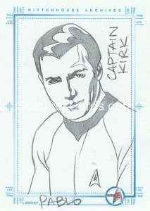 Star Trek The Original Series 35th Anniversary HoloFEX Trading Card Sketch Captain Kirk
