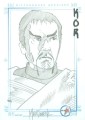 Star Trek The Original Series 35th Anniversary HoloFEX Trading Card Sketch Kor