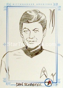 Star Trek The Original Series 35th Anniversary HoloFEX Trading Card Sketch McCoy Alternate