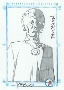 Star Trek The Original Series 35th Anniversary HoloFEX Trading Card Sketch Talosian