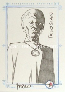 Star Trek The Original Series 35th Anniversary HoloFEX Trading Card Sketch Talosian Alternate