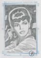 Star Trek The Original Series 35th Anniversary HoloFEX Trading Card Sketch Uhura