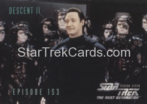 Star Trek The Next Generation Season Seven Trading Card 646