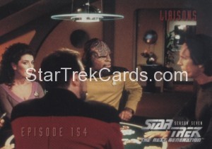 Star Trek The Next Generation Season Seven Trading Card 649