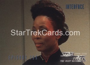 Star Trek The Next Generation Season Seven Trading Card 654