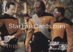 Star Trek The Next Generation Season Seven Trading Card 656