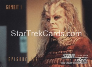 Star Trek The Next Generation Season Seven Trading Card 657