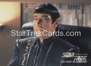 Star Trek The Next Generation Season Seven Trading Card 660