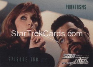 Star Trek The Next Generation Season Seven Trading Card 663