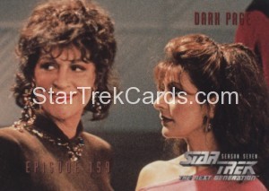 Star Trek The Next Generation Season Seven Trading Card 664