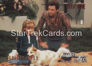Star Trek The Next Generation Season Seven Trading Card 665