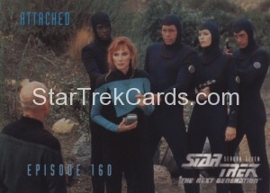 Star Trek The Next Generation Season Seven Trading Card 668