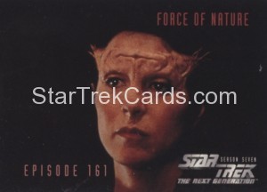 Star Trek The Next Generation Season Seven Trading Card 672