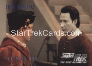 Star Trek The Next Generation Season Seven Trading Card 692