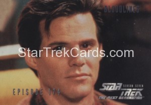 Star Trek The Next Generation Season Seven Trading Card 709