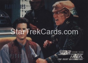 Star Trek The Next Generation Season Seven Trading Card 710