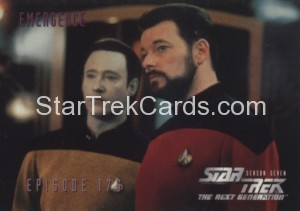 Star Trek The Next Generation Season Seven Trading Card 712