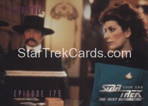 Star Trek The Next Generation Season Seven Trading Card 713