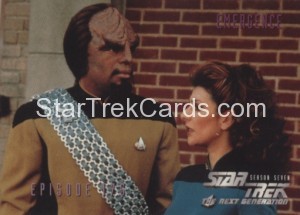 Star Trek The Next Generation Season Seven Trading Card 714