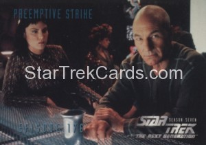 Star Trek The Next Generation Season Seven Trading Card 715